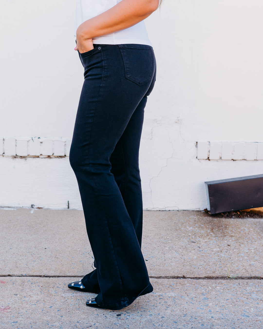 Dear John: Rosa Bootcut Jeans in Black - The Vogue Boutique