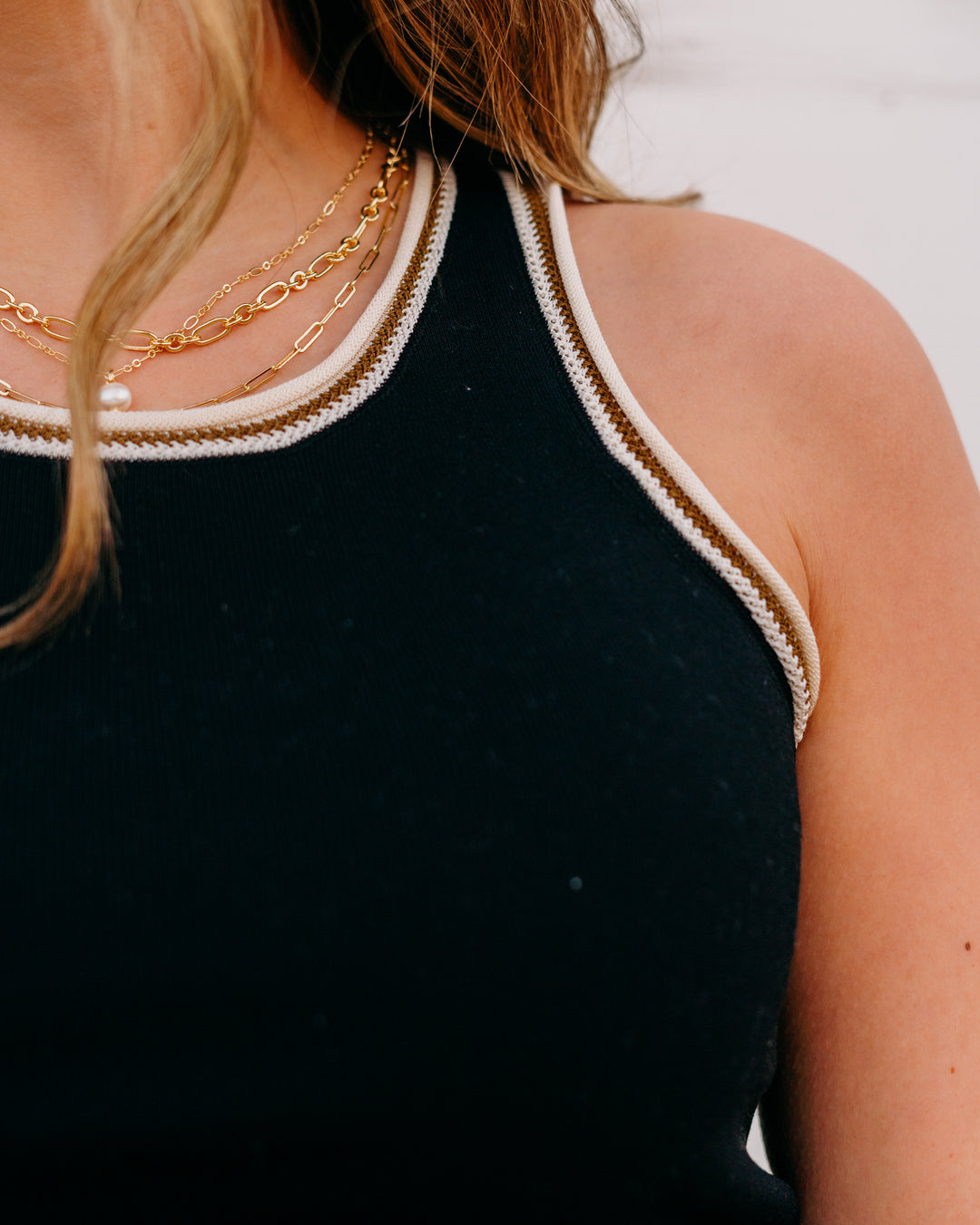 Another Love: Mariah Tank Top in Black - The Vogue Boutique