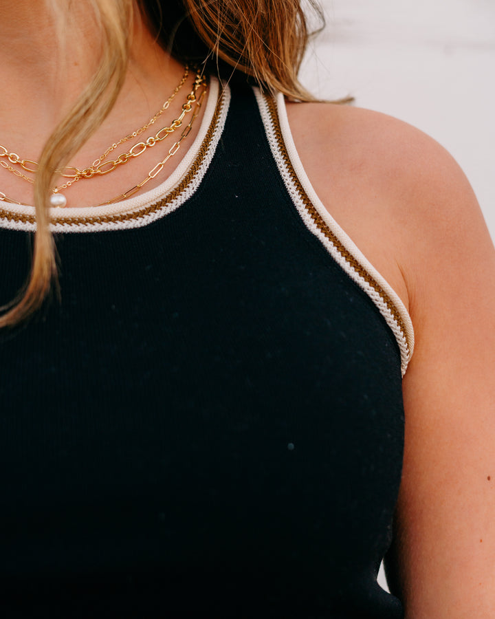 Another Love: Mariah Tank Top in Black - The Vogue Boutique