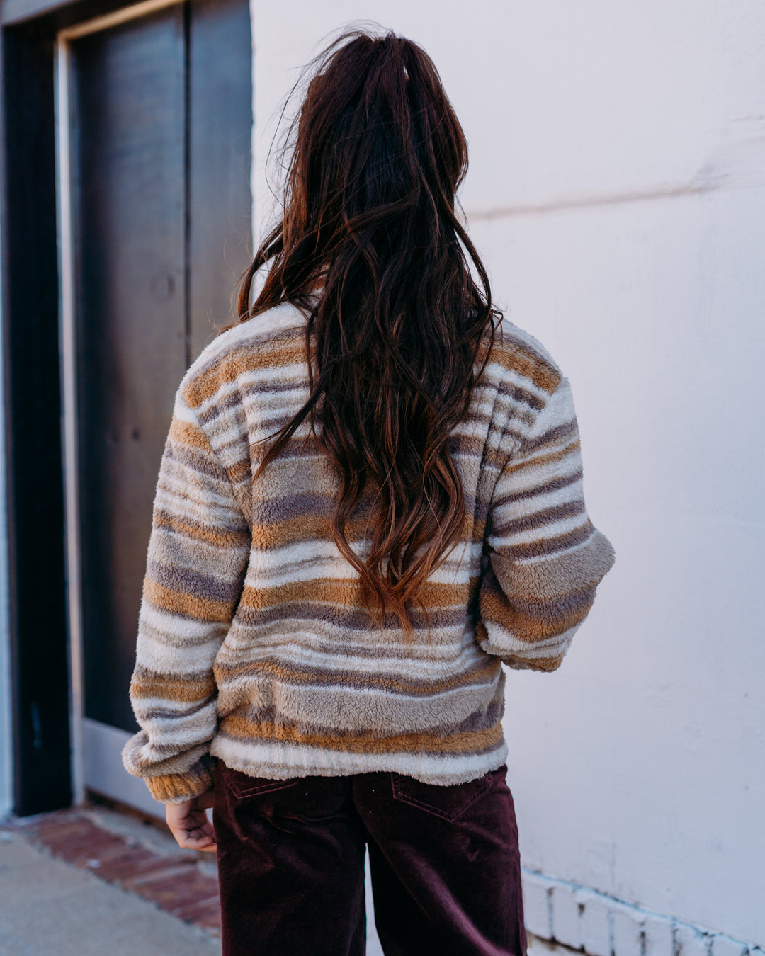 Billabong: First Flight Sherpa Full Zip Jacket in Continuity - The Vogue Boutique