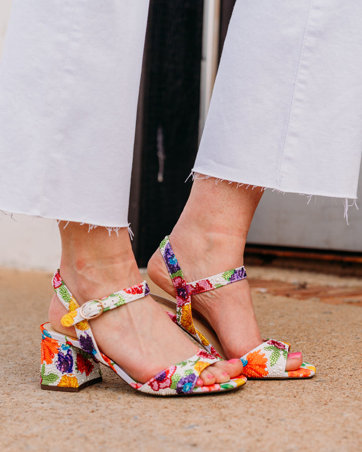 Betsey Johnson: Tamy Heels in Bright Multi