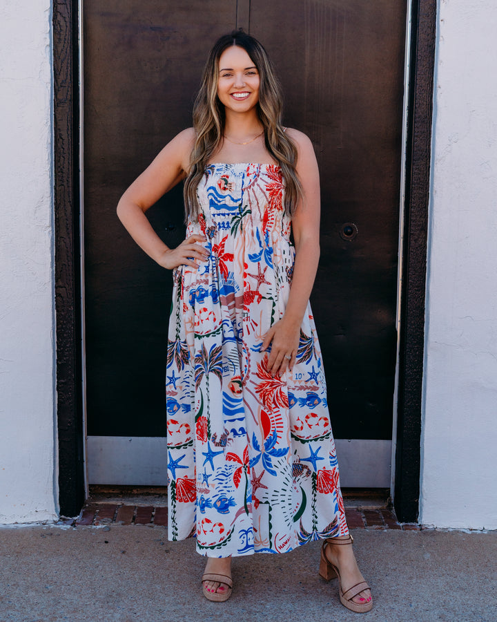 Z Supply: Cornelia Getaway Midi Dress in Multi