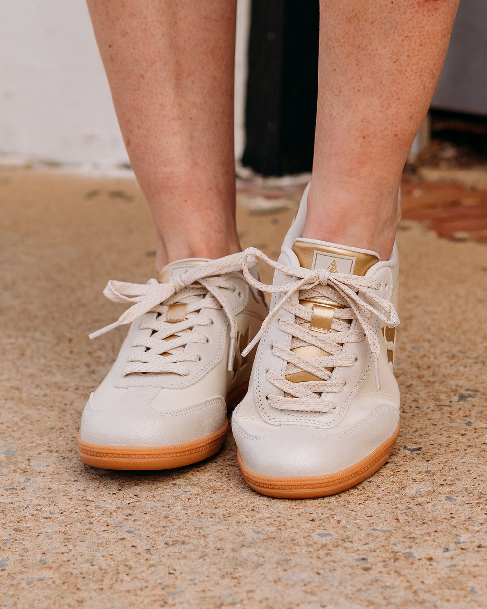 Skechers: Hotshot - Icy Elegance Shoe in Natural - The Vogue Boutique