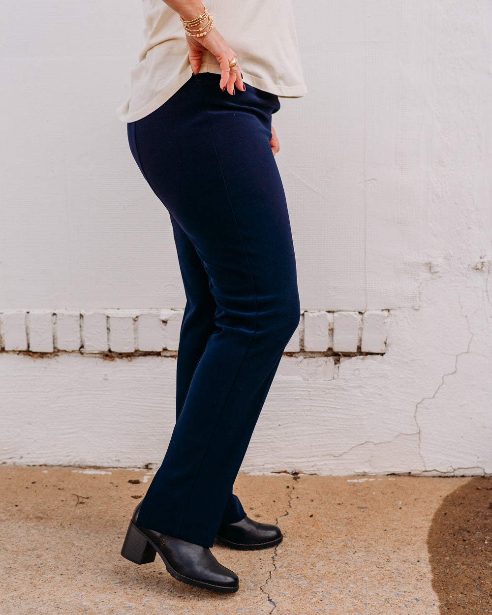 Joseph Ribkoff: Basic Navy Pant 143105 - The Vogue Boutique