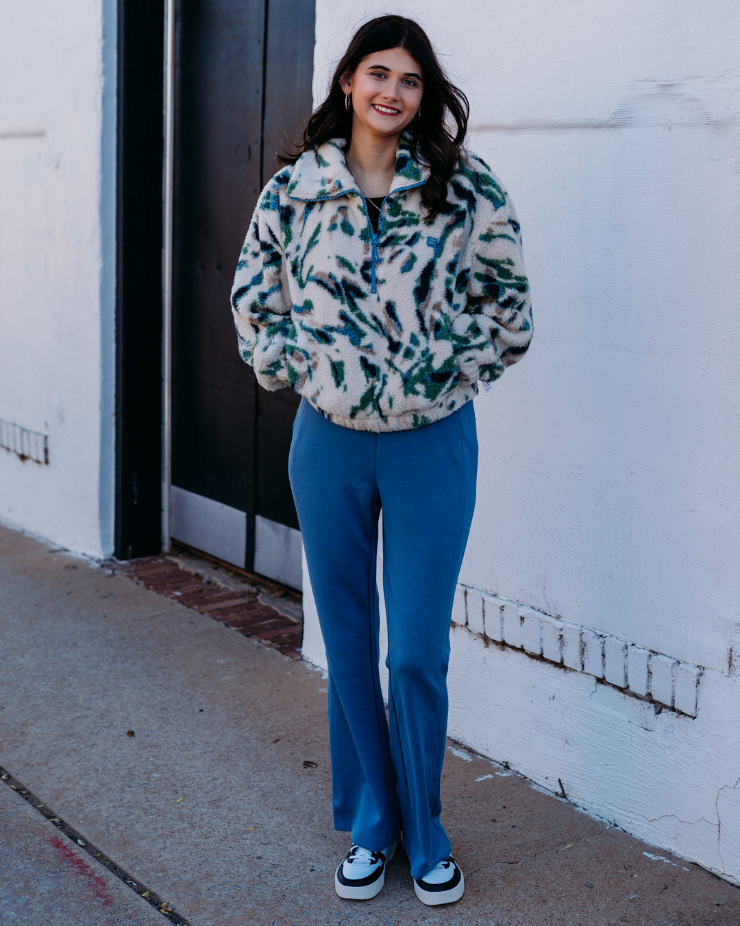 Tribal: Pull On Pant in Slateblue - The Vogue Boutique