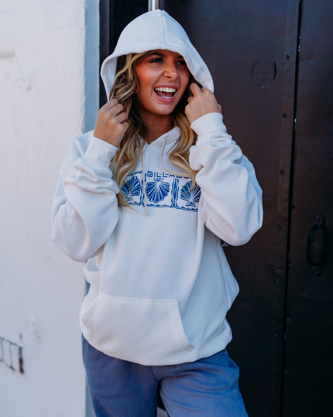 Billabong: Where The Sun Sets Hoodie in Stencil Wash - The Vogue Boutique