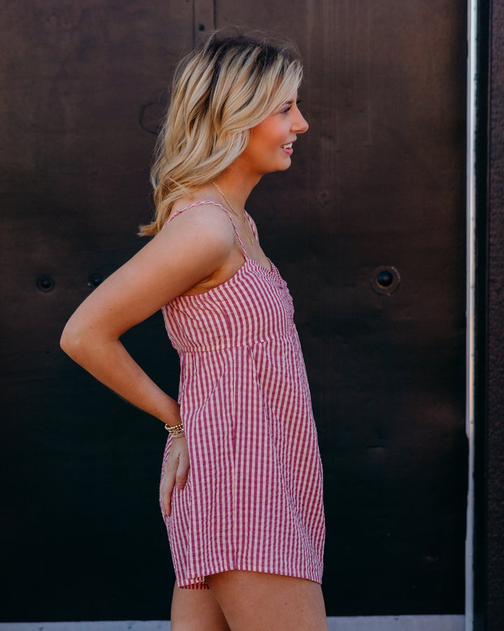 Billabong: Star Glow Romper in Pink Sunset (BL000221W) - The Vogue Boutique