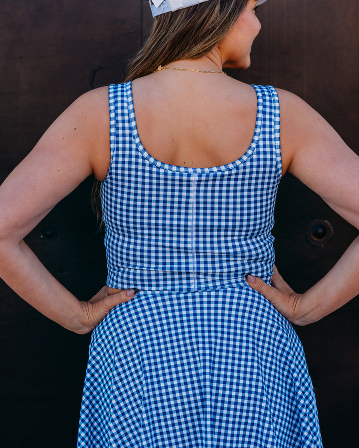 Z Supply: Check Yourself Top in True Navy - The Vogue Boutique