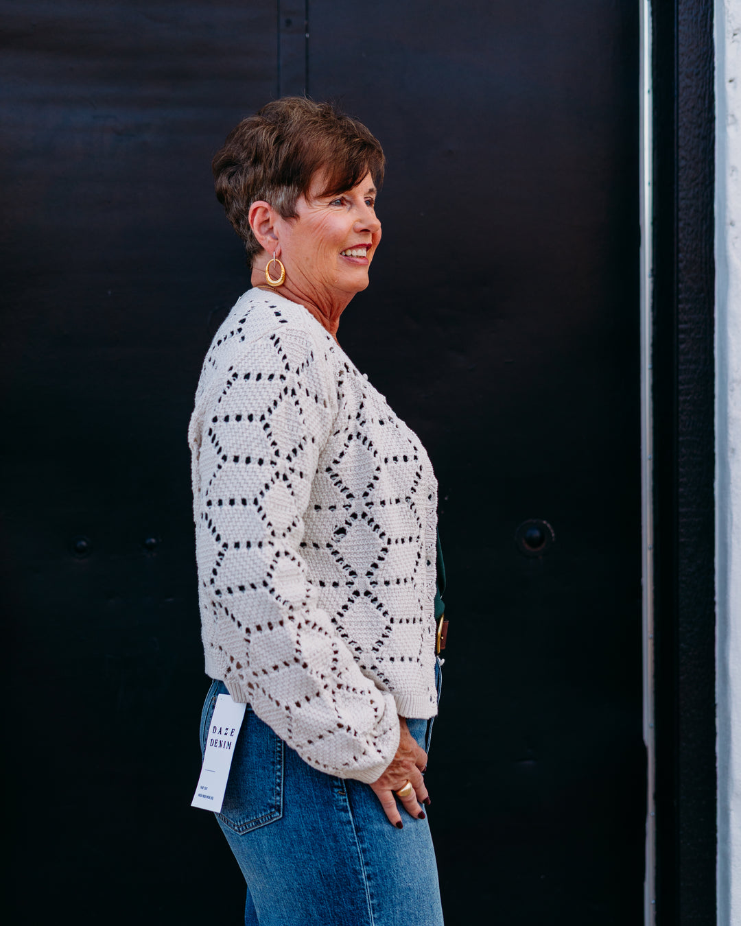 Z Supply: Rosalyn Sweater Cardigan in Crystal - The Vogue Boutique