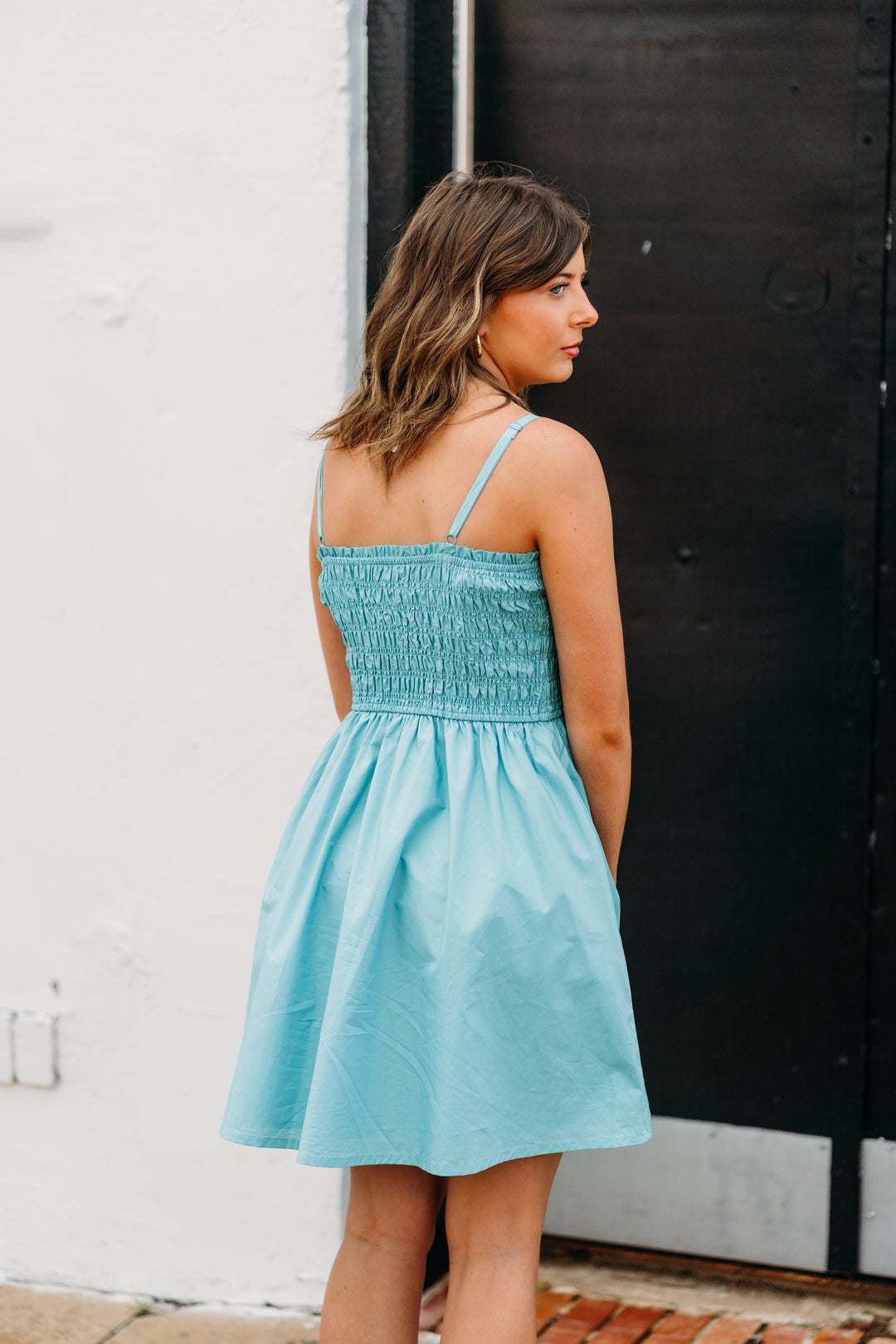 Steve Madden: Lotty Dress in Aqua Haze - The Vogue Boutique