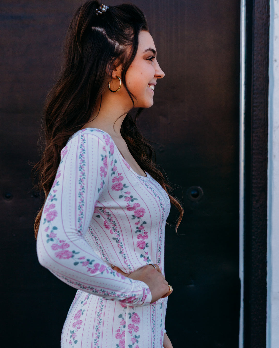 Z Supply: Marseille Boudoir Long sleeve Top in Vanilla Ice - The Vogue Boutique