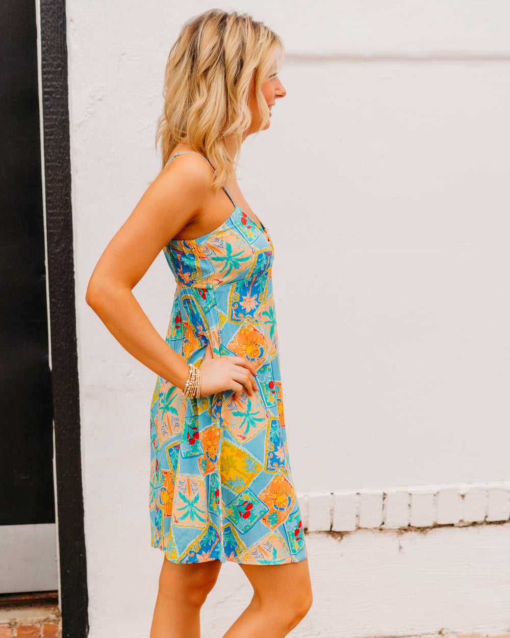 Billabong: Last Sunset Mini Dress in Dream Blue (BL000239W) - The Vogue Boutique
