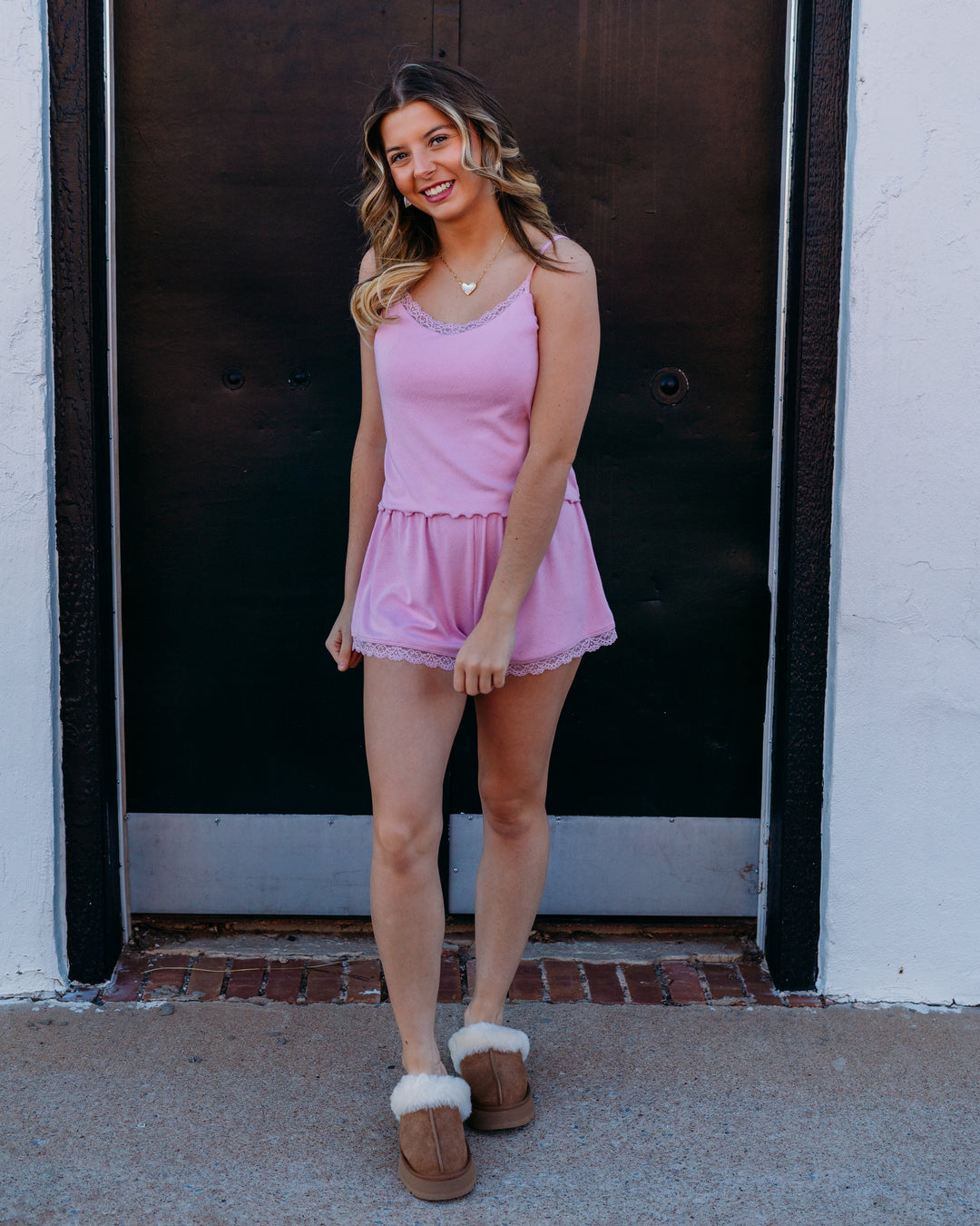 Z Supply: Heart Felt Cami in Pink Crush - The Vogue Boutique