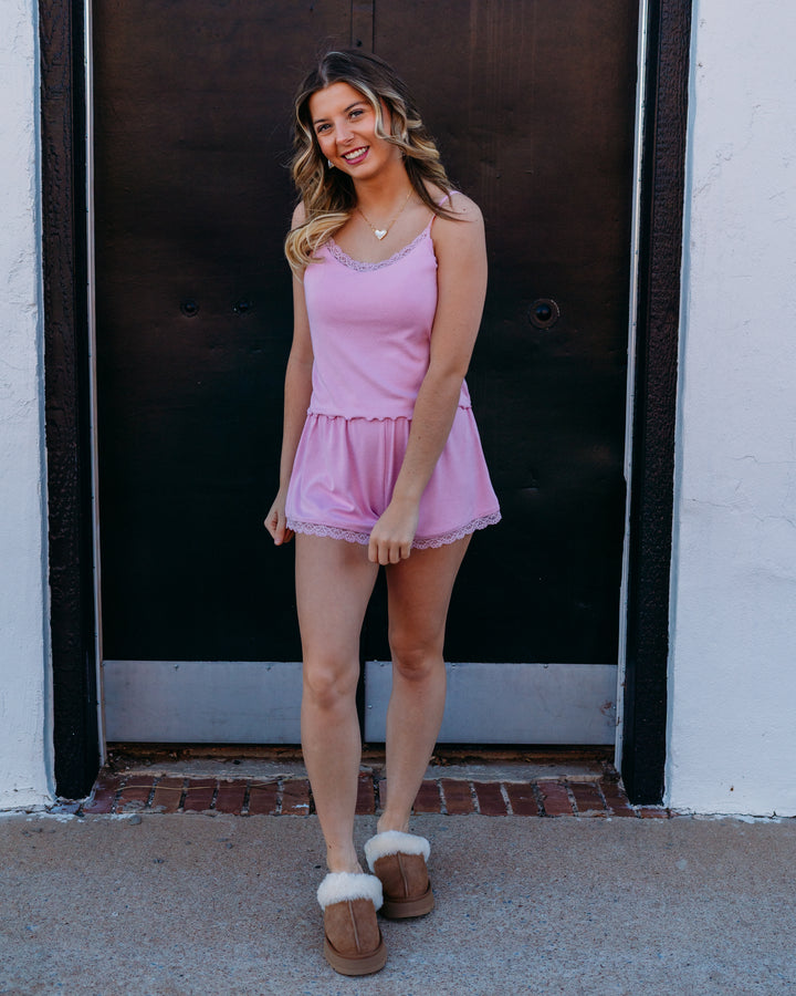 Z Supply: Heart Felt Cami in Pink Crush - The Vogue Boutique