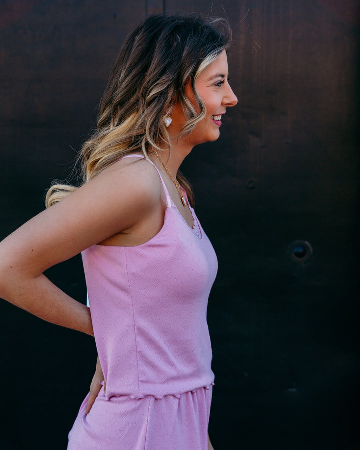 Z Supply: Heart Felt Cami in Pink Crush - The Vogue Boutique