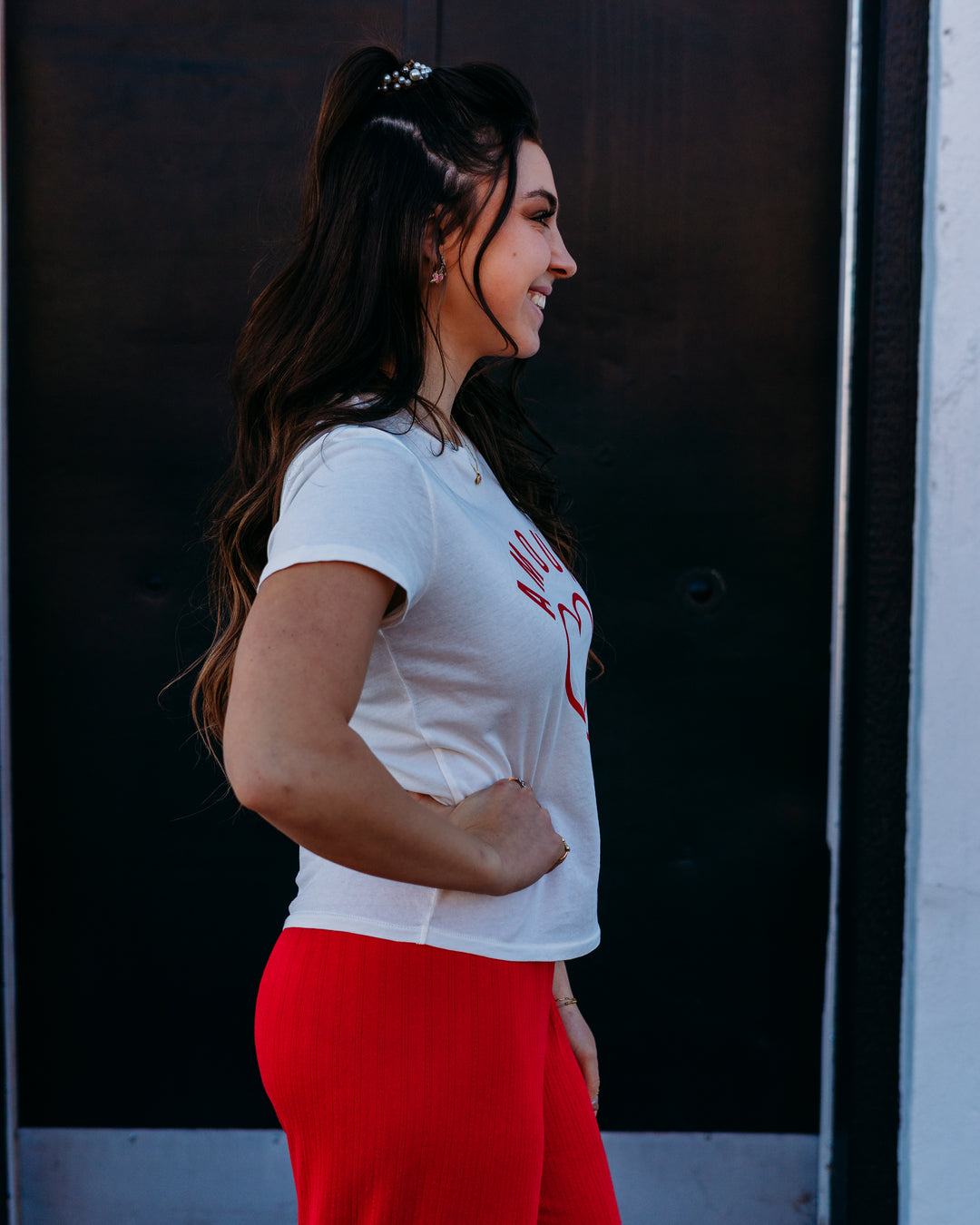 Z Supply: Amour Tourist Tee in Sea Salt - The Vogue Boutique