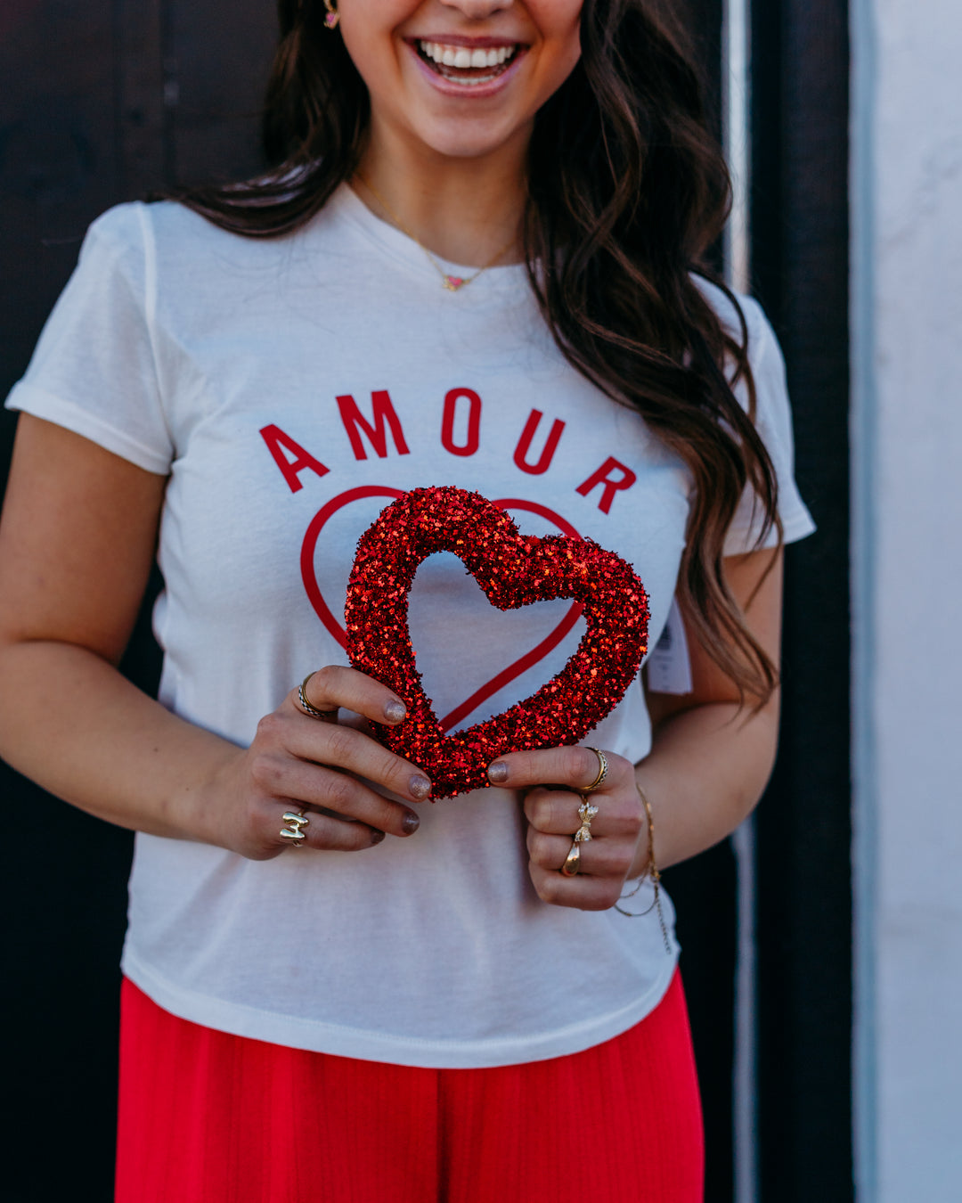 Z Supply: Amour Tourist Tee in Sea Salt - The Vogue Boutique