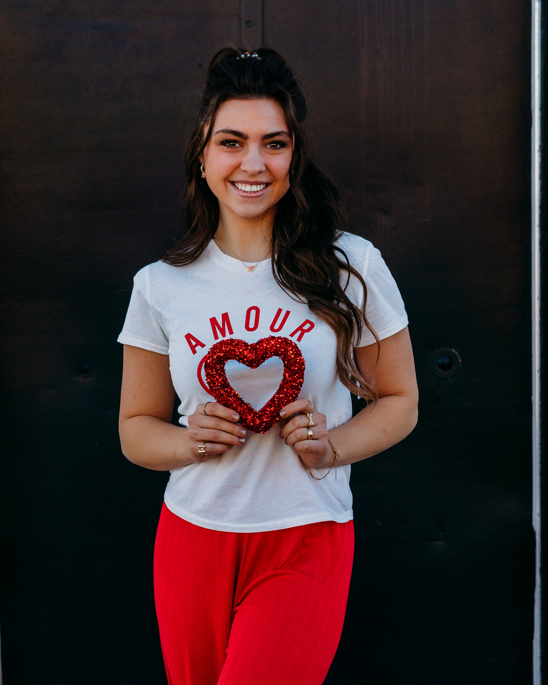 Z Supply: Amour Tourist Tee in Sea Salt - The Vogue Boutique