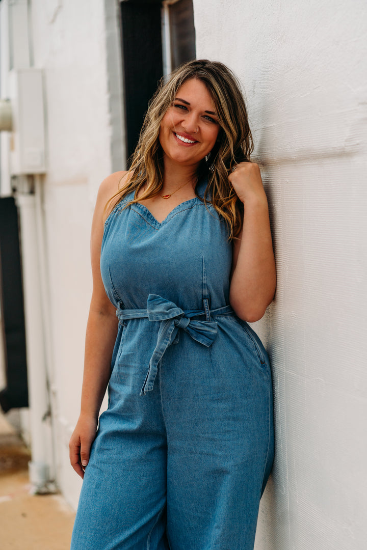 Steve Madden: Artie Jumpsuit in Bijou Blue - The Vogue Boutique