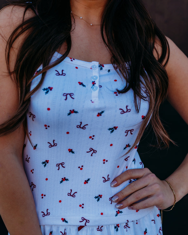 Z Supply: Cameron Holly Cami in White - The Vogue Boutique
