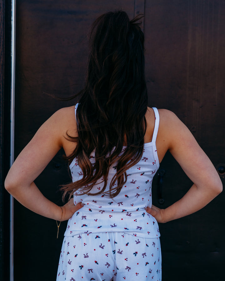 Z Supply: Cameron Holly Cami in White - The Vogue Boutique