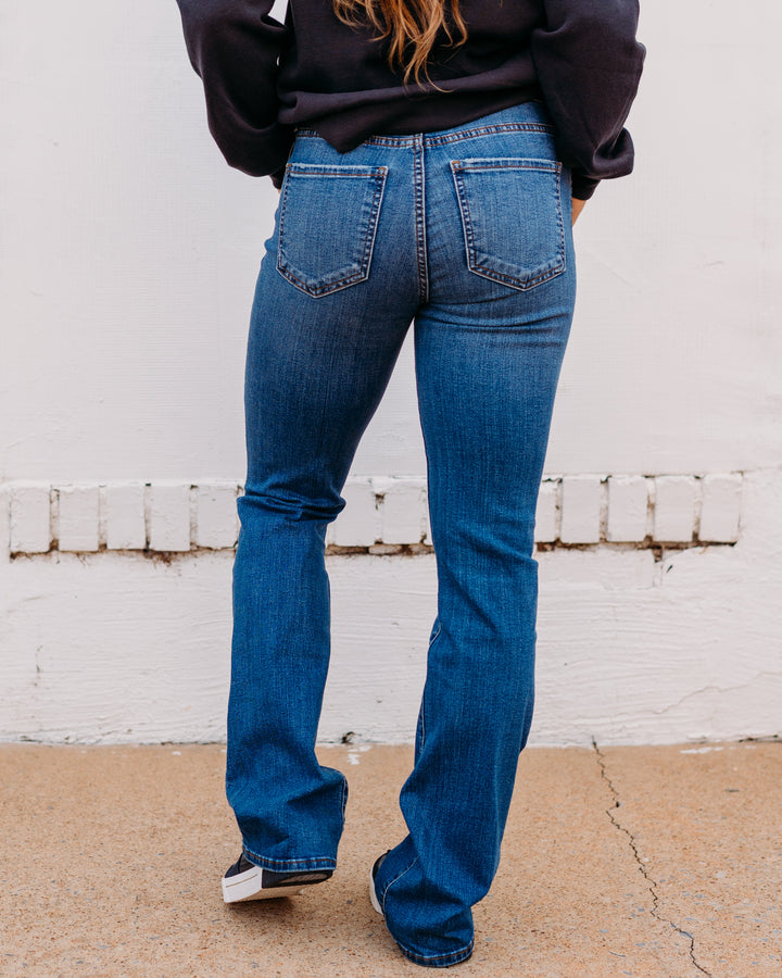 Kut: Natalie High Rise Bootcut Interactive - The Vogue Boutique