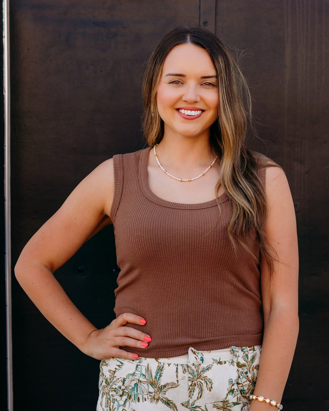 Z Supply: Leisurely Tank in Palo Santo - The Vogue Boutique