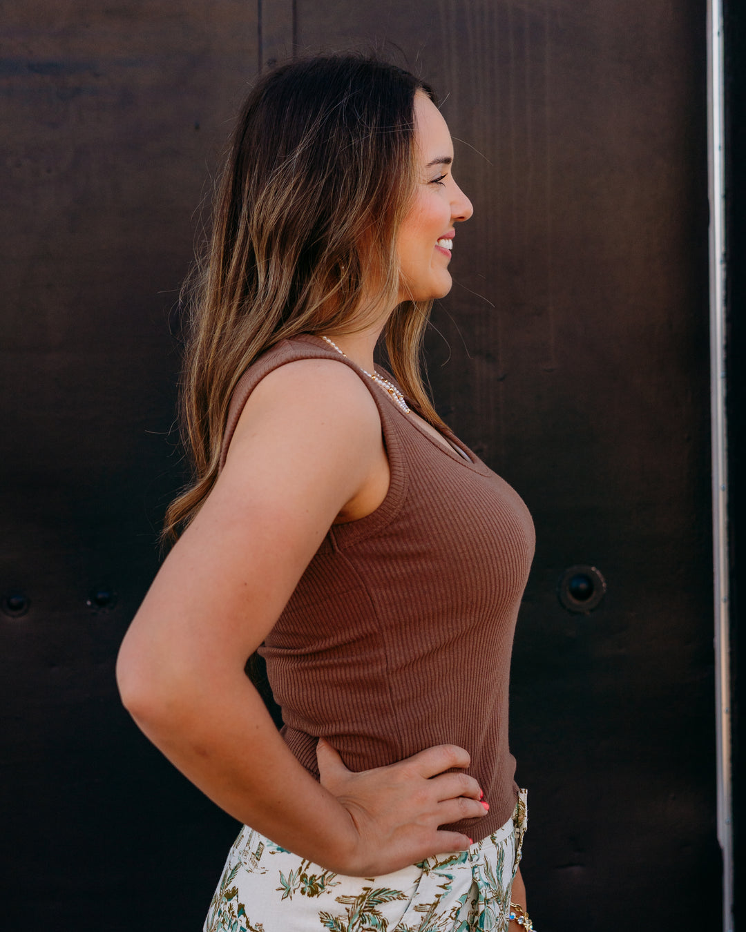 Z Supply: Leisurely Tank in Palo Santo - The Vogue Boutique