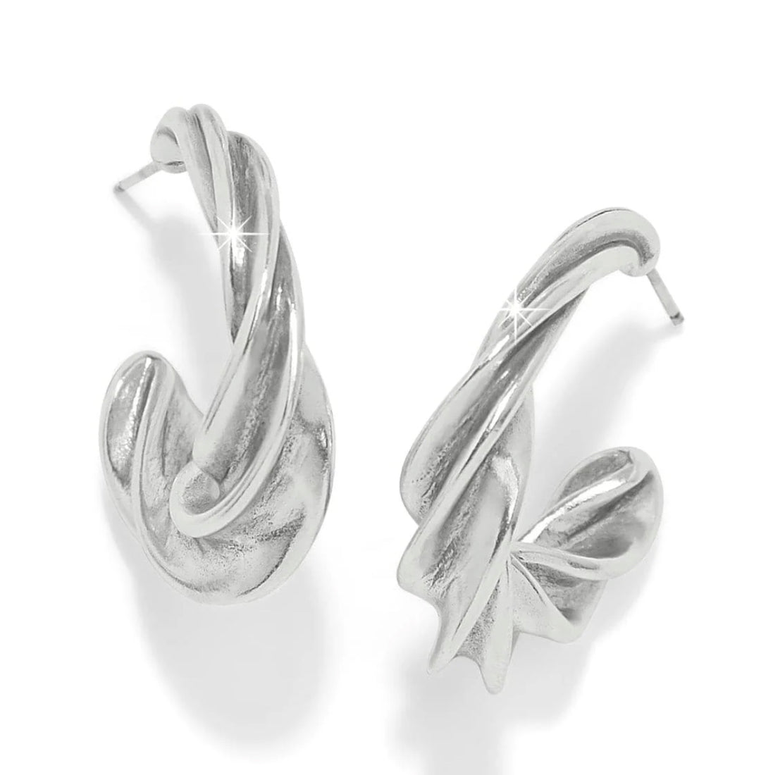 Brighton: Antica Hoop Earrings in Silver JA0160