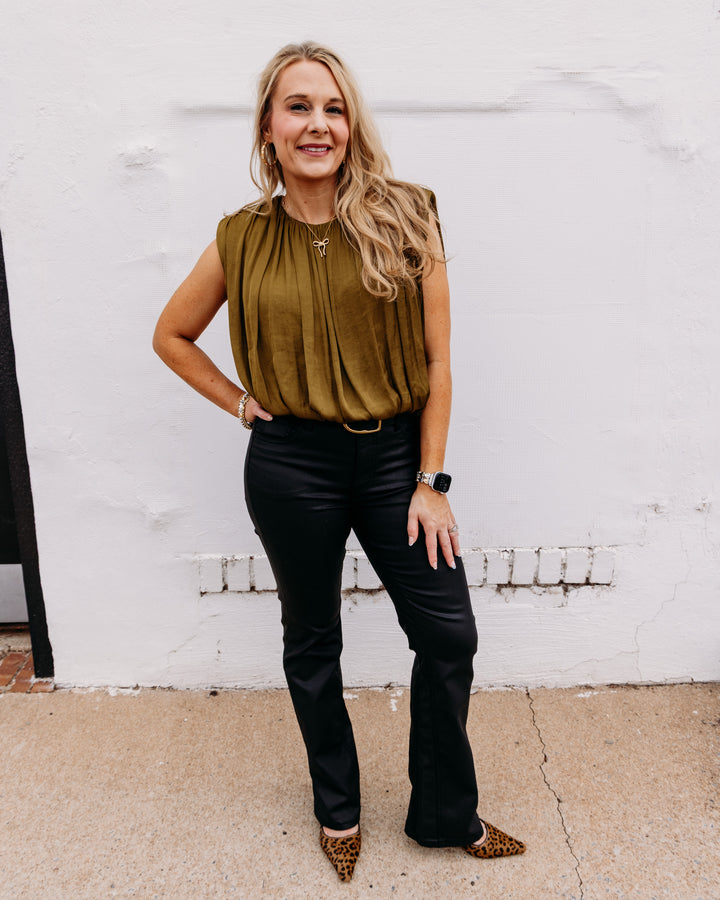 Steve Madden: Milana Top in Fir Green (BP304712)
