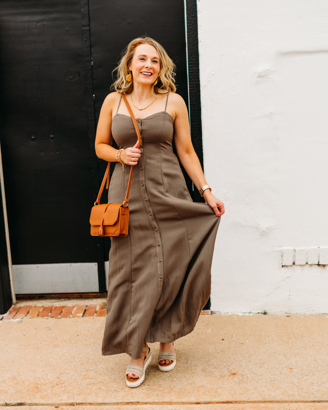 Z Supply: Angel Eyes Midi Dress in Tiki - The Vogue Boutique