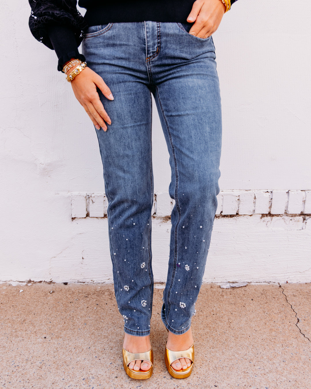 French Dressing: Olivia Straight Leg in Medium Wash (2062779)
