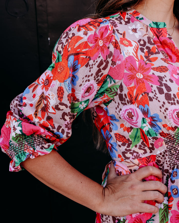 Ivy Jane: Colorful Dress in Pink (72682)