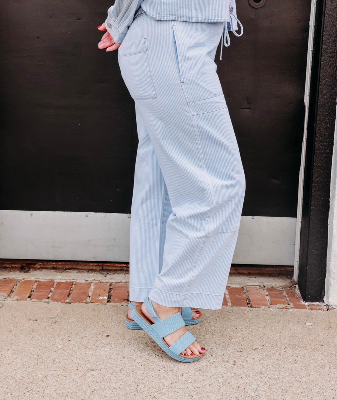 Z Supply: The Carpenter Pant in Seaboard Stripe (ZP263142)
