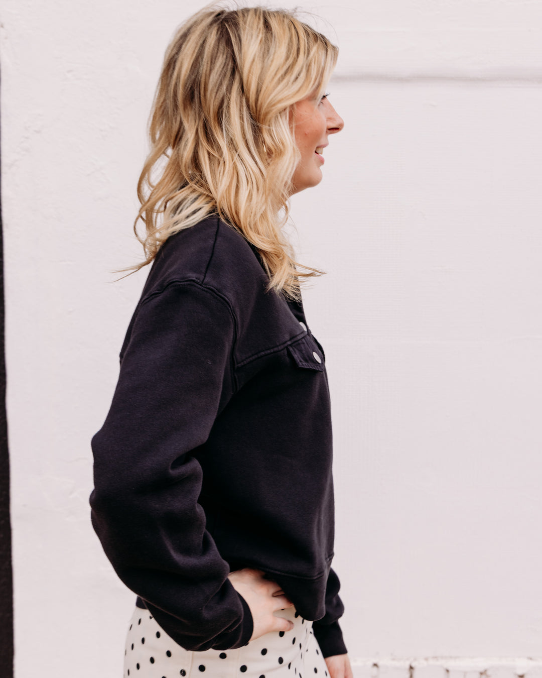 Velvet Heart: Hancock Long Sleeve in Black (NEM-25011)