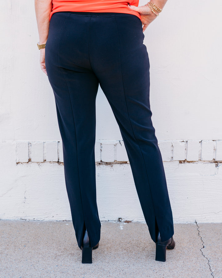 Joseph Ribkoff: Classic Straight Pant in Black 143105NOS - The Vogue Boutique