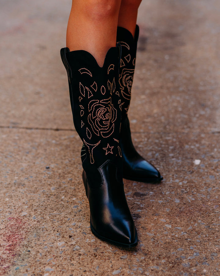 Jessica Simpson: Zodra Boot in Black - The Vogue Boutique
