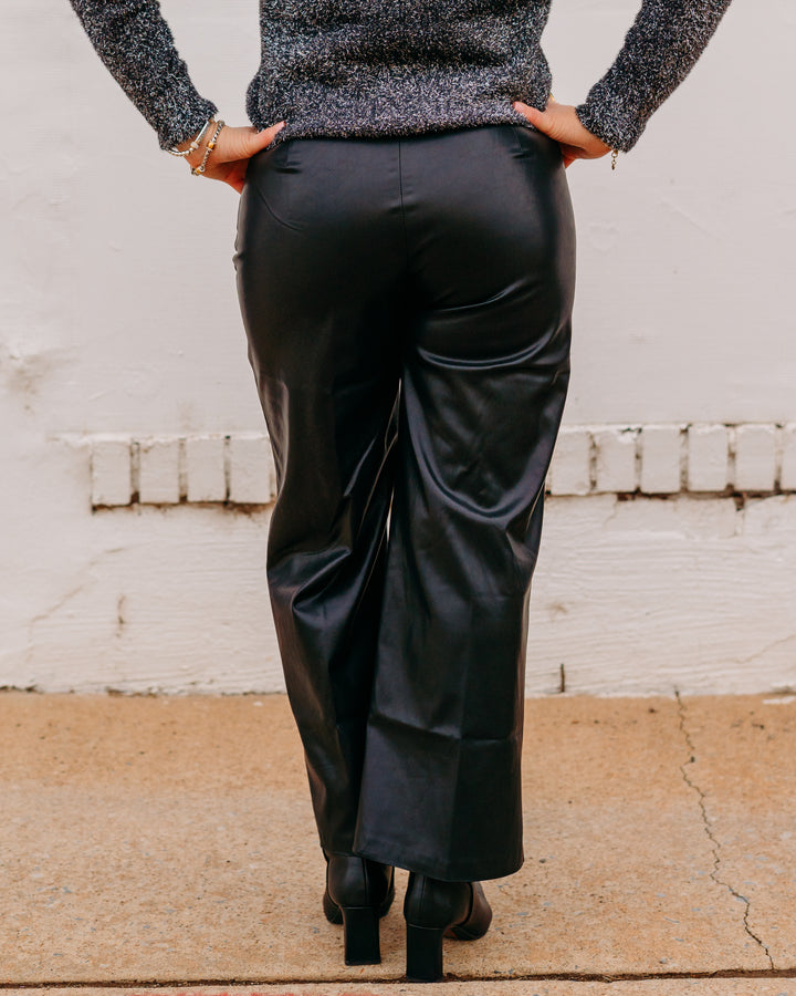 Another Love: Sparkle Leather  in Black - The Vogue Boutique