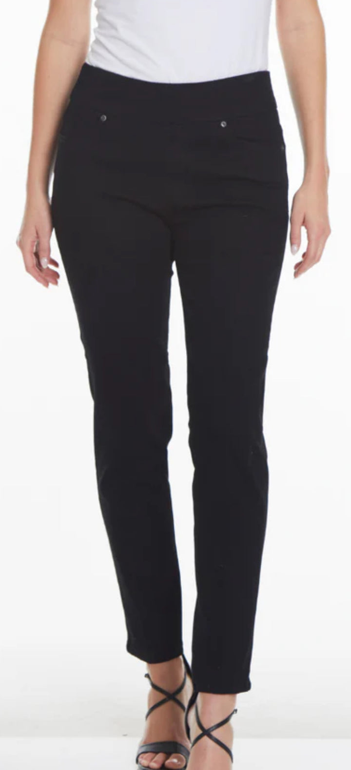 Multiples: Slim Station Black Denim Pant M13714PM - The Vogue Boutique