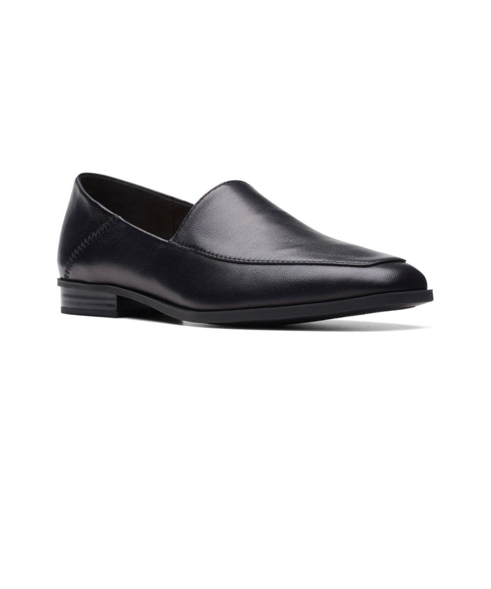 Clarks: Sarafyna Freva in Black Leather - The Vogue Boutique
