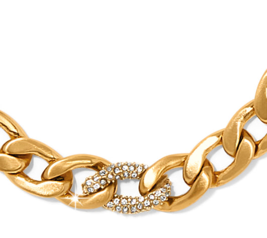 Brighton: Cleo Pave Link Gold Bracelet