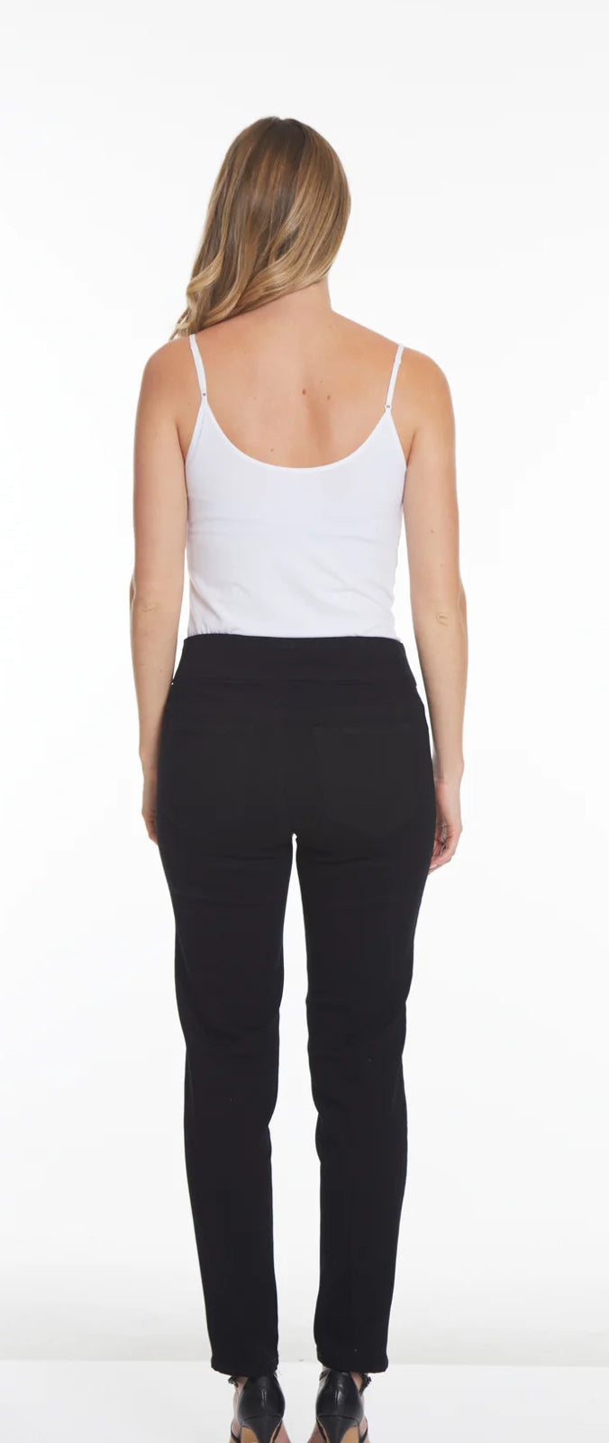 Multiples: Slim Station Black Denim Pant M13714PM - The Vogue Boutique