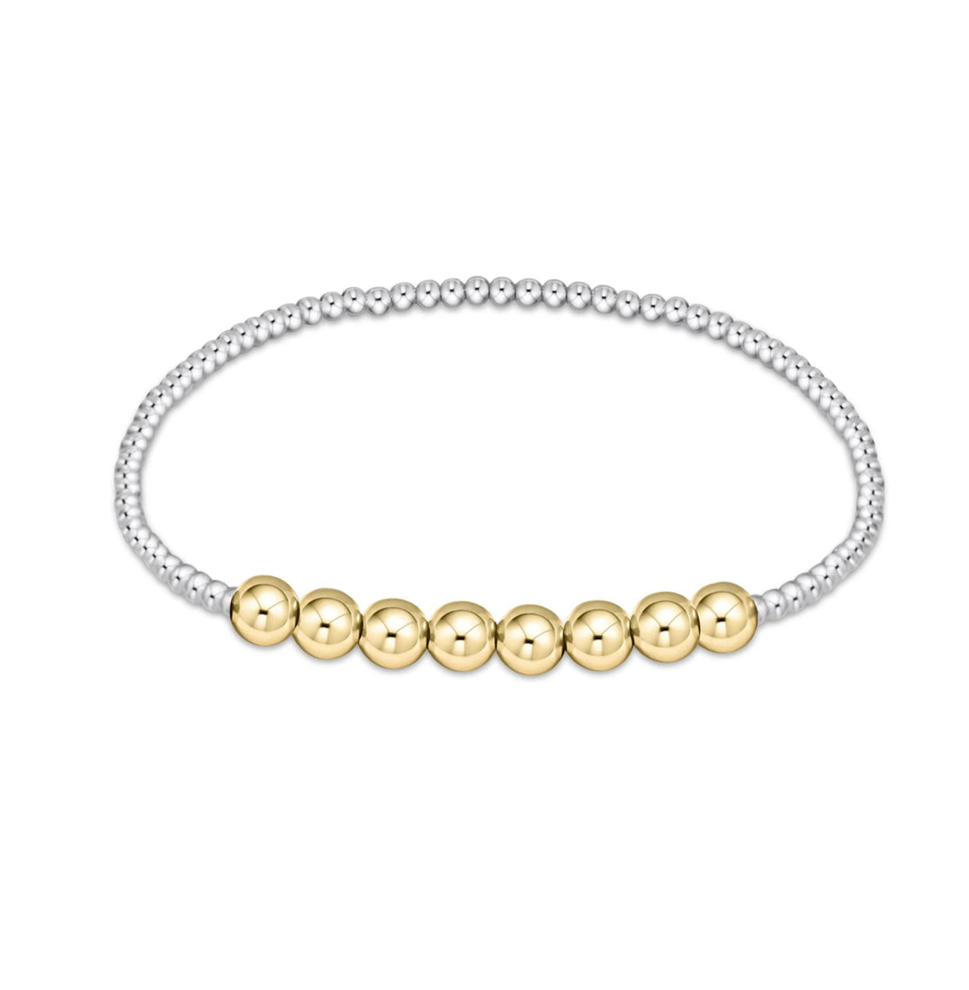 Enewton: Beaded Bliss Bracelet in Mixed Metal - The Vogue Boutique