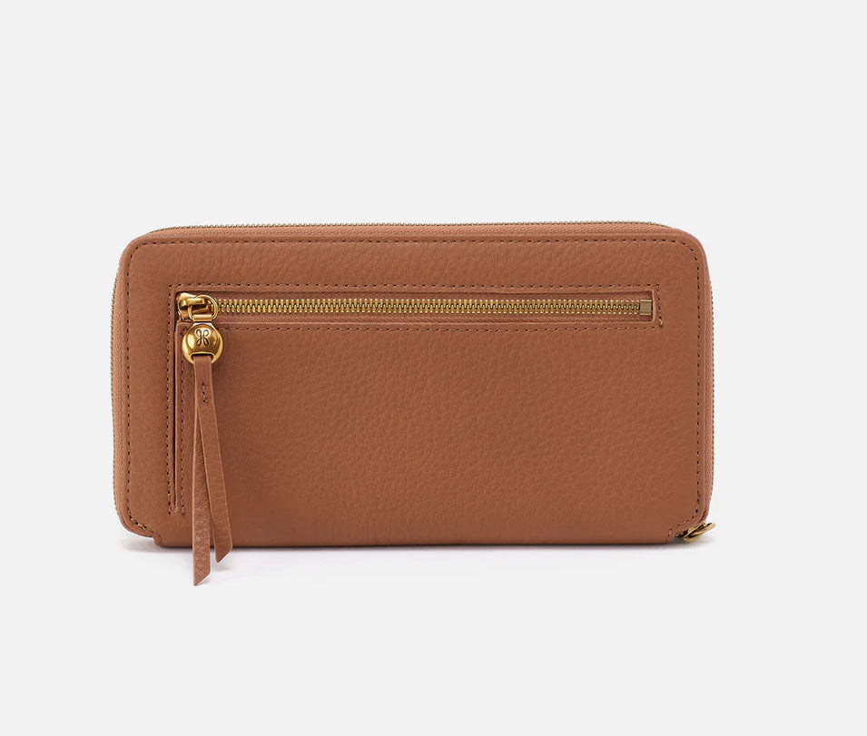 Hobo: Hart Large Wallet in Warm Honey