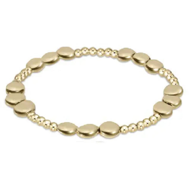 Enewton: Honesty Joy Pattern Bead Bracelet in Gold