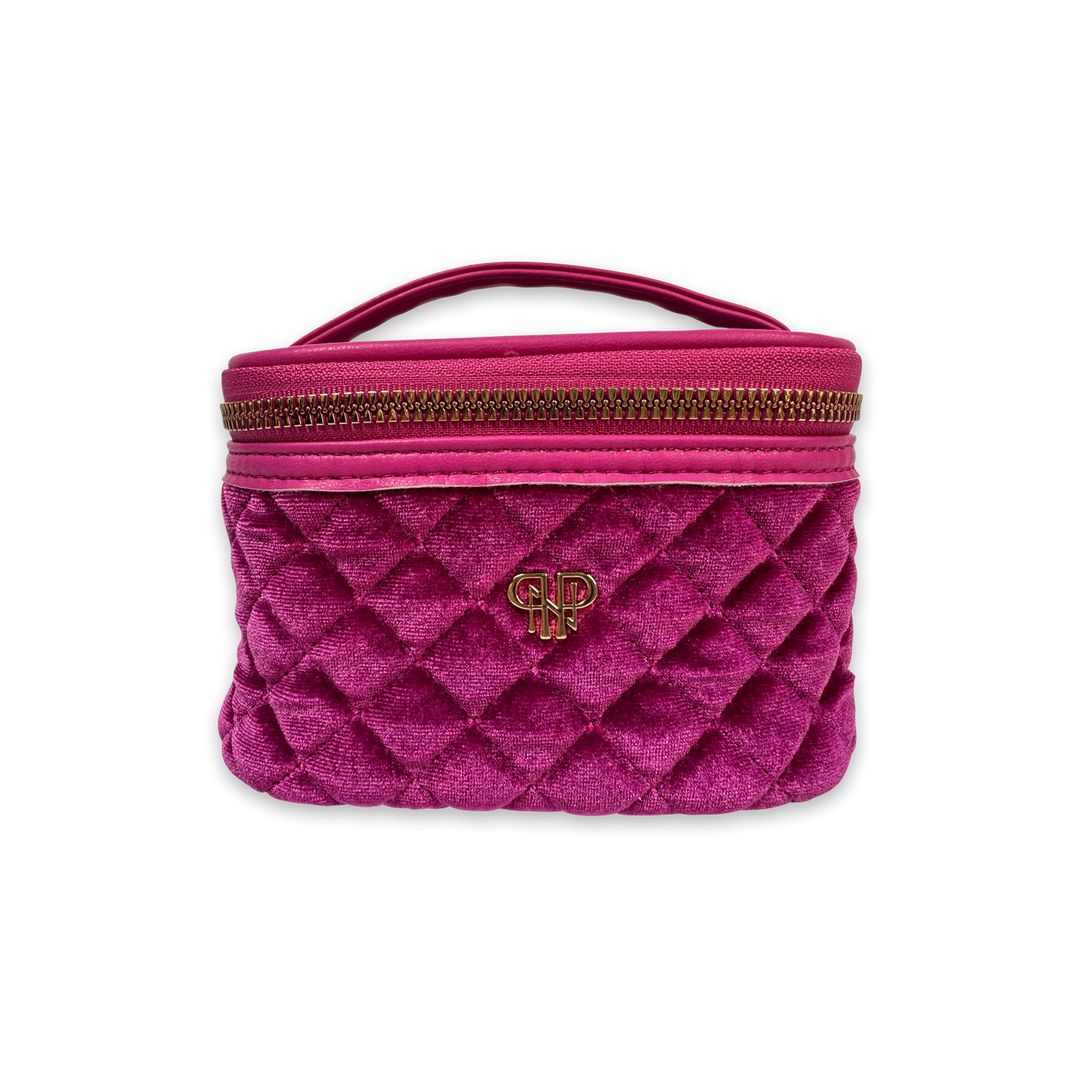 PurseN: Getaway Jewelry Bag in Fuchsia Velvet (H2099FV)