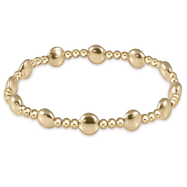 Enewton: Honesty Gold Sincerity Pattern 6mm Bracelet