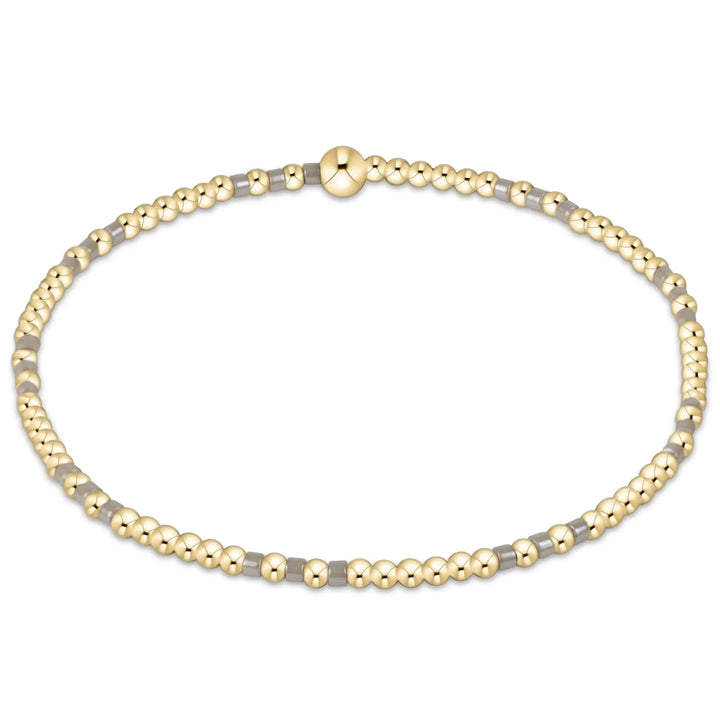 Enewton:  Gameday hope joy pattern 2mm bead bracelet -TAUP TWST