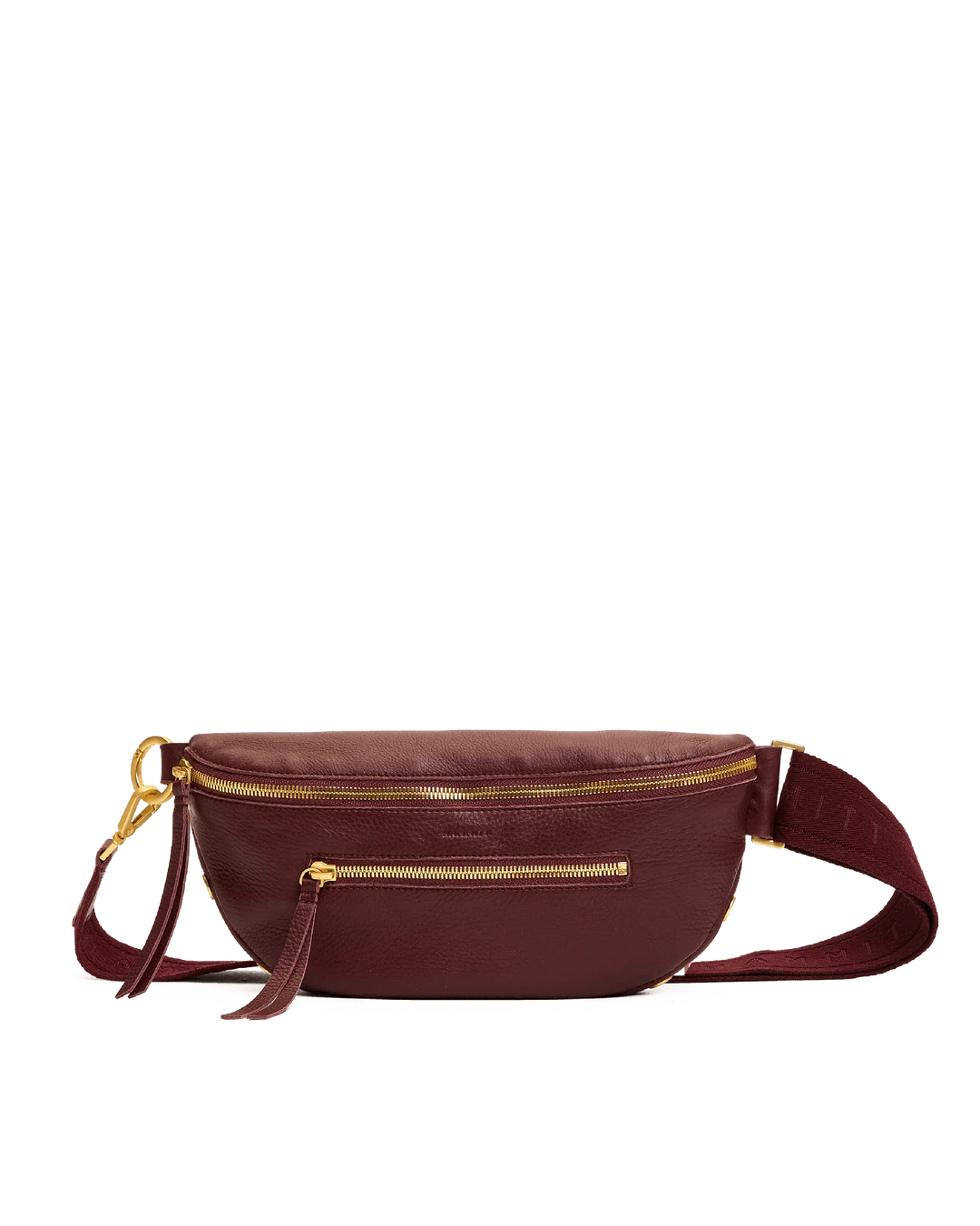 Hammitt: Charles Crossbody Med in Cherrywood Pebble