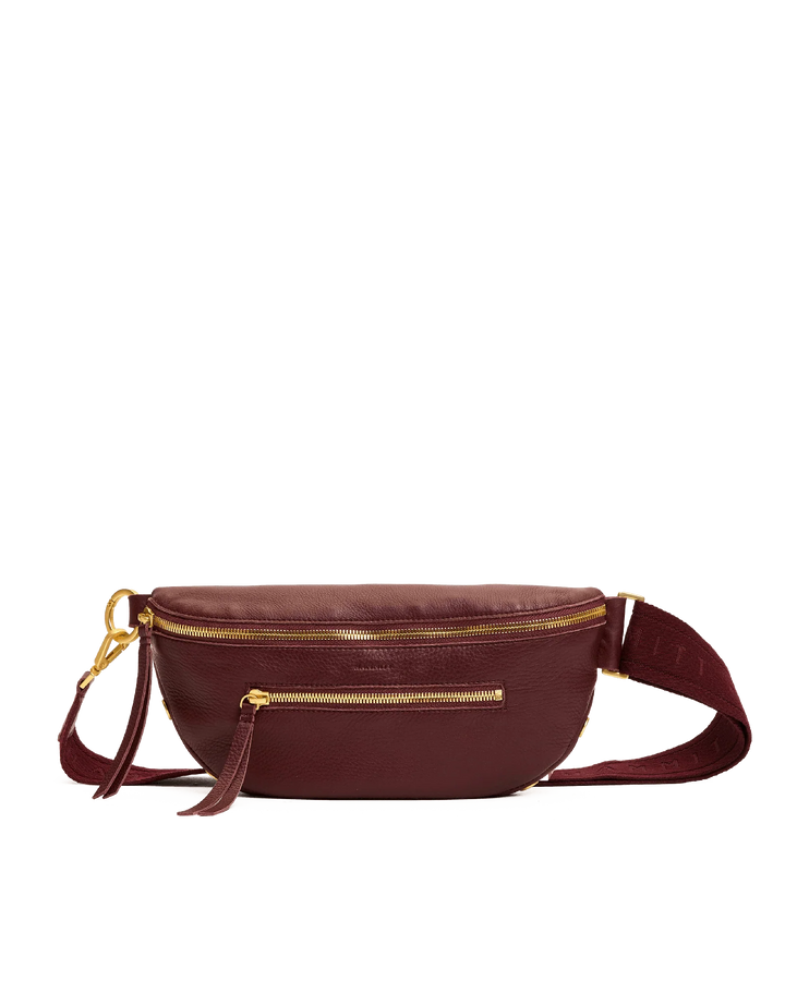 Hammitt: Charles Crossbody Med in Cherrywood Pebble